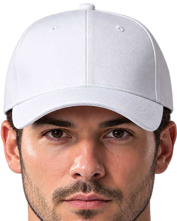 White Baseball Cap Mockup, blank and ready for your design