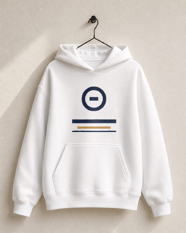 Hoodie Mockup with a sample design applied
