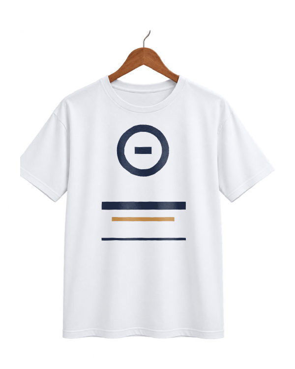 T-Shirt Mockup with a sample design applied