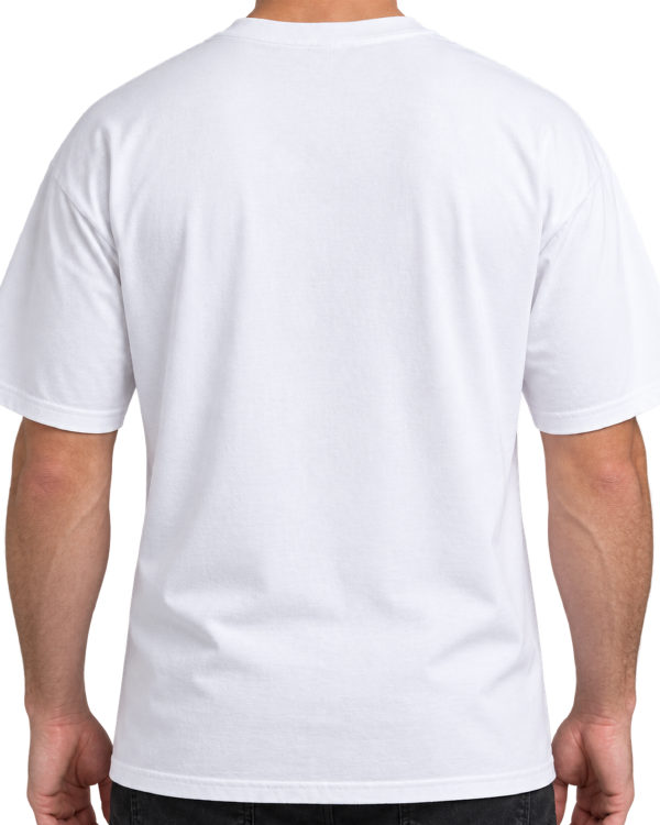White T-Shirt Back Mockup, blank and ready for your design