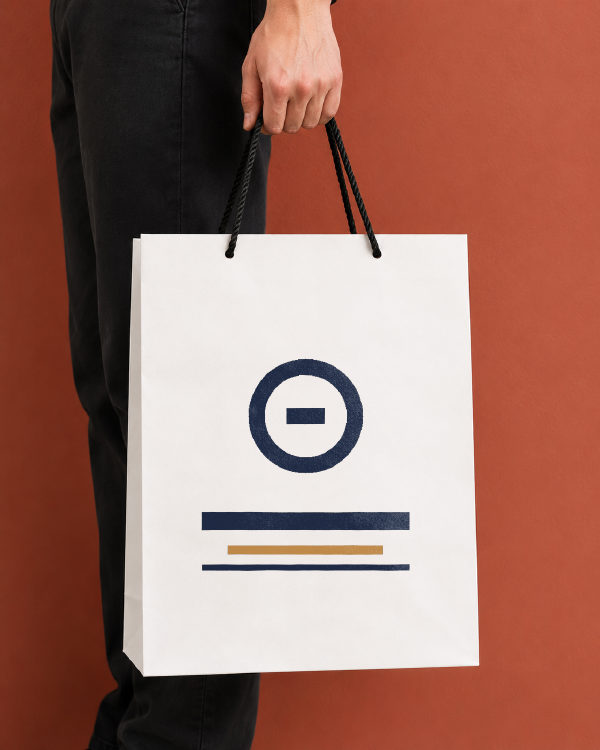 Packaging Mockup with a sample design applied