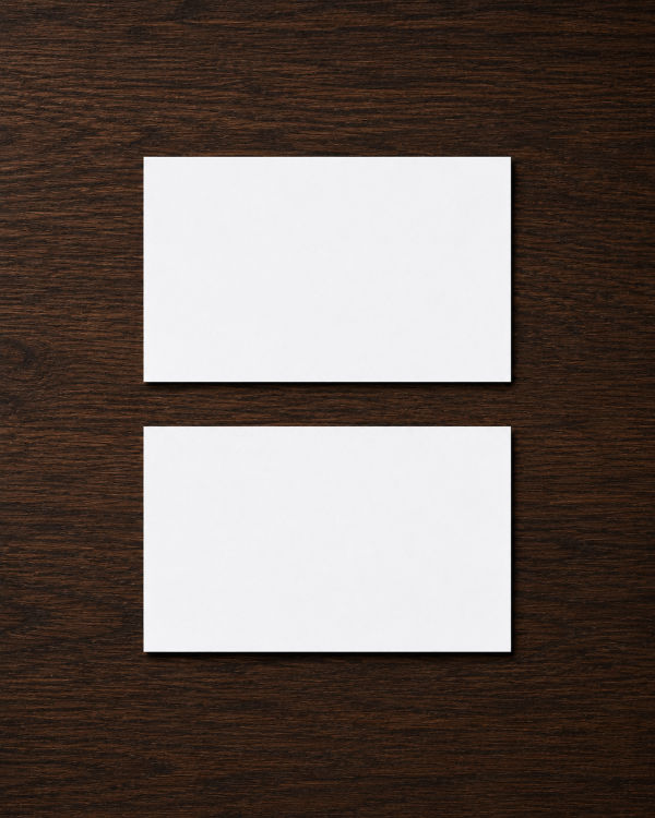 Business Card Mockup, blank and ready for your design