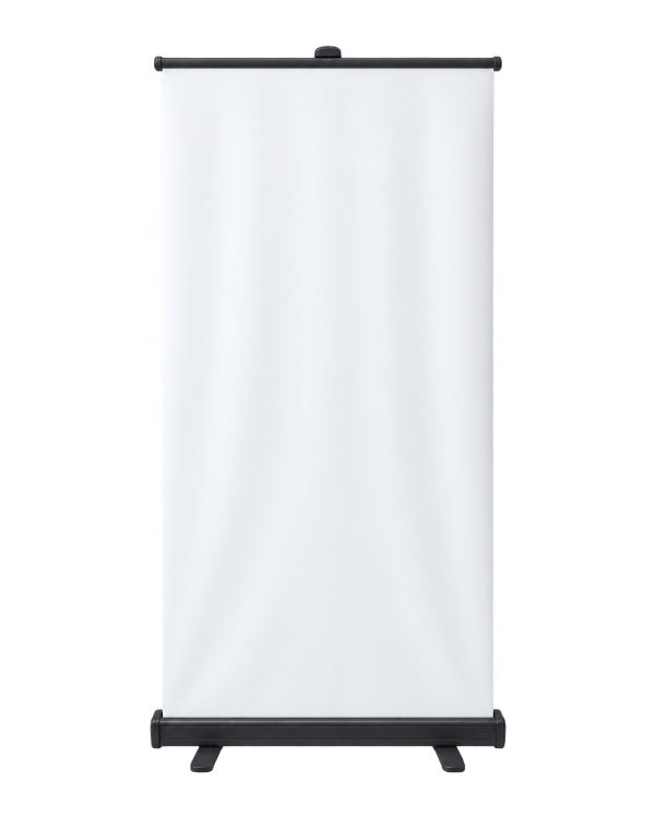 Roll-Up Banner Mockup, blank and ready for your design